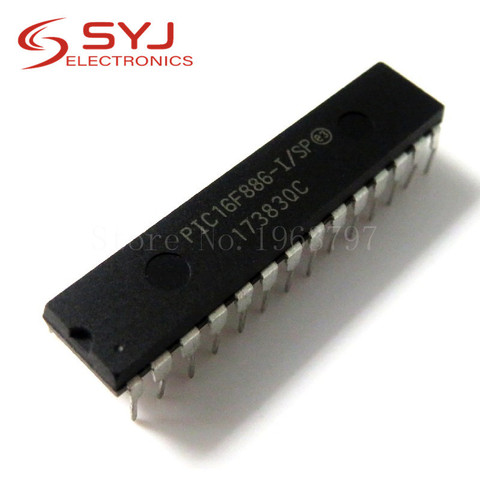 1pcs/lot PIC16F886-I/SP PIC16F886 DIP-28 In Stock ► Photo 1/1