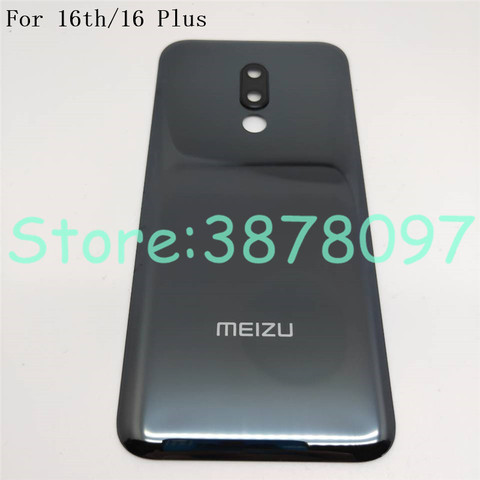 Original Glass For Meizu 16 16th Glass Back Battery Cover Housing Door Rear Case with Camera Fame and Lens ► Photo 1/5