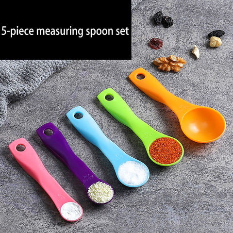 5pcs/set Accurate Measuring Spoon Scale Measuring Spoon Tablespoon Teaspoon  Gram Scoop Household - Buy Measuring Spoon,Measuring Spoon Set,Measuring