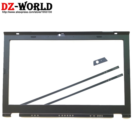 New LCD Front Shell Screen Bezel Cover for Lenovo ThinkPad T420S T430S w/ LED Light Indicator model Camera sticker 04W1675 ► Photo 1/6