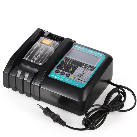 DC18RCT Li-ion Battery Charger for Makita Charger 18V 14.4V BL1830 Bl1430 DC18RC DC18RA Power tool 3A Charging Current ► Photo 1/6