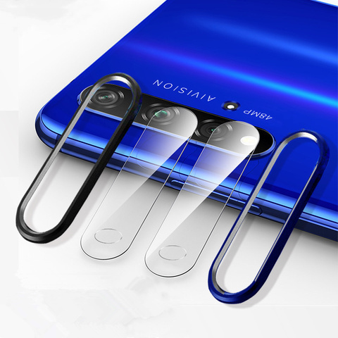 Tempered Glass+Metal Protective Ring for Huawei Nova 5t Camera Protector Film for Huawei Honor 20 Pro Honor 20i Lens Protector ► Photo 1/6