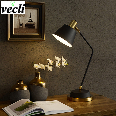 Modern LED Long Swing Arm adjustable classic desk Lamps E27 Table Lamp for Bedside study Office Reading night Light EU/US Plug ► Photo 1/6