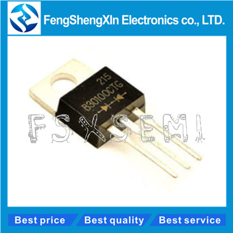 10pcs/lot  MBR30100CT B30100G  MBR30100 MBRF30100CT TO-220 30 Amp HT Power Schottky Barrier Rectifier 100 Volts to 200 Volts ► Photo 1/2