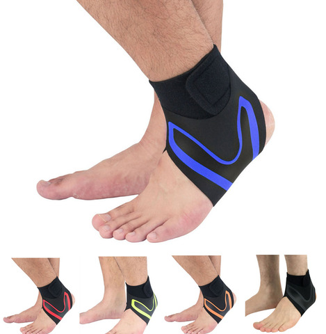 Adjustable Ankle Support Brace Elasticity Protection Pressurize Foot Bandage Sprain Sport Fitness Guard Band Rehabilitation ► Photo 1/6