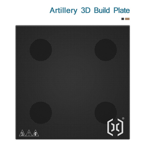 Artillery 3D Printer Glass Bed Platform Carbon Silicon Crystal Glass Print Bed Build Surface for Sidewinder X1/Genius 3D Printer ► Photo 1/6