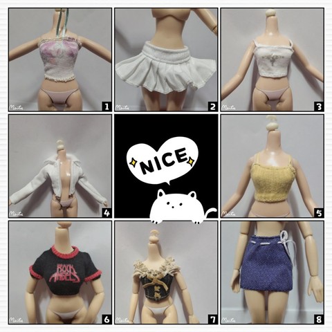 the clothes suit for bratz doll monster high school doll licca doll 30cm play house pants top skirt wave 2 ► Photo 1/6