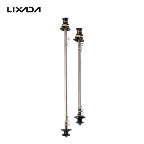 Lixada 2Pcs Ultralight Bicycle Skewers Quick Release Titanium Axle QR Skewer Mountain Road Bicycle Cycling MTB Wheel Hub Skewers ► Photo 1/6