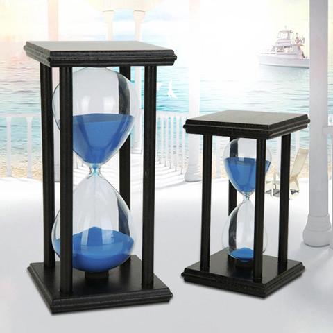 45/60min Clocks Hourglasses Wooden Sand Clock Sandglass Hourglass Timer Kitchen School Home Decor Sand Timer Home Decor ► Photo 1/6