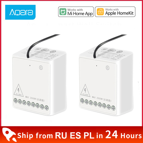 Aqara two-way Control relay Module Wireless Relay Switch Controller Smart Timer 2 Channels Work For Mihome APP ► Photo 1/6