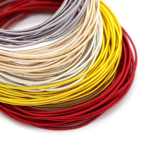 French Wire Coil Bullion Wire Purl Gimp Hard Silk Thread Copper Wire Metallic Goldwork Embroidery Thread Handmade Jewelry 10g ► Photo 1/6