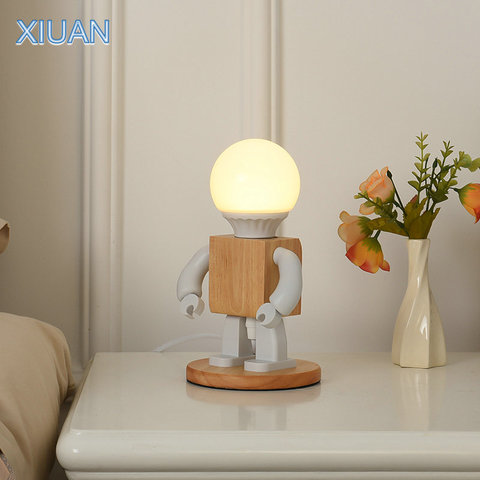 Creative Rechargeable Leather Table Lamp Bedroom Bedside Light