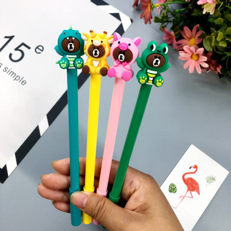 Cactus Gel Pen Kawaii Stationery Cute Pens New Black Ink Kawaii Pen Novelty  Cute Writing Gel Pens School Office Supplies - Price history & Review, AliExpress Seller - Stationery_ Store