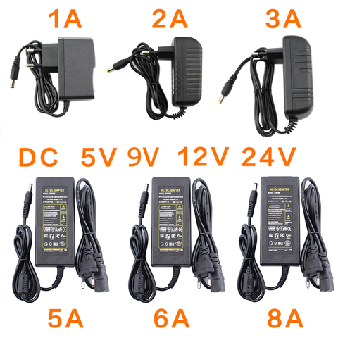 Power Supply  Adapter Household 5 / 9 / 12 / 24 V Universal Charger EU US 2 specifications ► Photo 1/6