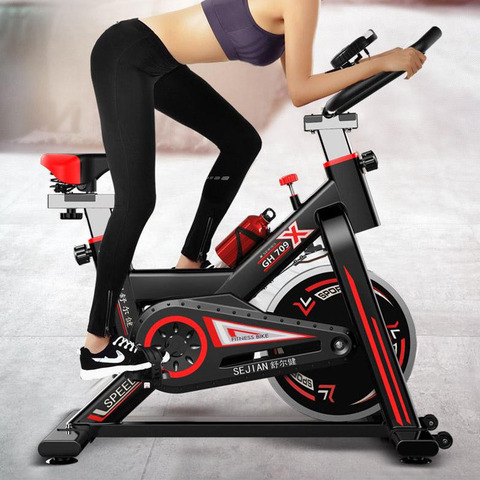 Spinning bike home indoor bicycle slimming equipment ultra-quiet sports bike magnetic control exercise bike ► Photo 1/6