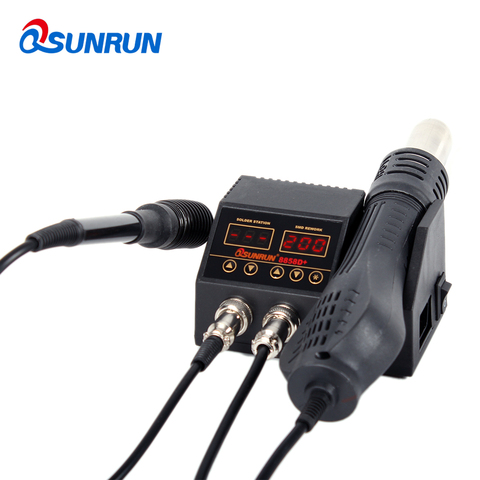 220V/110V Eu/Us Plug Peak Power 700W, Portable BGA Rework Solder Station Hot Air Blower Heat Gun 8858DP Better 858D 858 8586 850 ► Photo 1/1