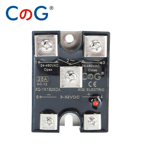 CG NC And NO SSR 10A 25A 40A DA Normally Closed And Normally Open Single Phase DC Control AC SSR-10DA 25DA NC Solid State Relay ► Photo 1/6