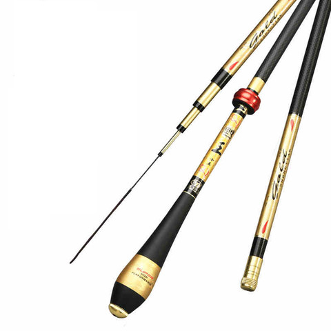 2.7m-6.3 M Carp Fishing Rod Super Hard Taiwan Fishing Rod Hand Pole 28 Tone Telescopic Wedkarstwo Olta Fishing Tackle De Pesca ► Photo 1/5