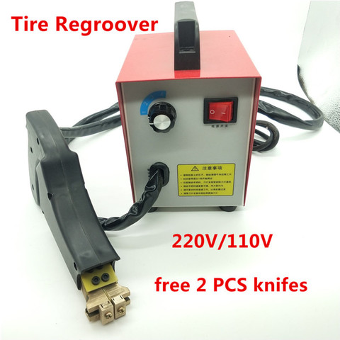 tire regrooving tool Car Tire Rubber Tyres Blade Iron Tire Regroover cutting machine free 2 PCS Knifes ► Photo 1/6