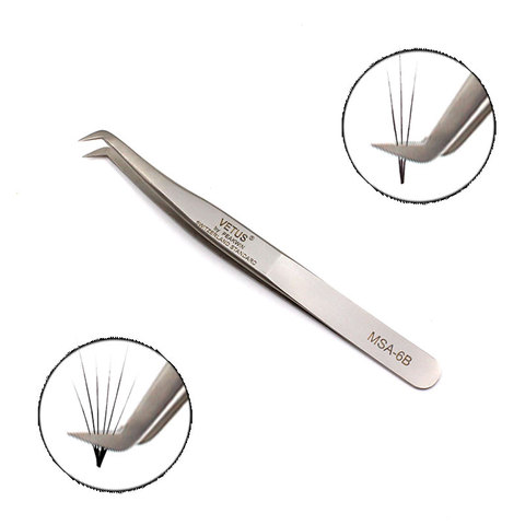 Vetus Tweezers For Volume Eyelash Extension 3D 6D Stainless Steel Tweezers Eyelash Extension Tool Individual Eyelash Tweezers ► Photo 1/6