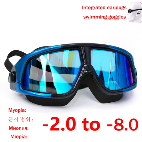Swim Myopia Goggles swimming Mask water glasses  Anti-fog eyewear with Diopters Sport Adjustable Reading for Women and Men ► Photo 1/6