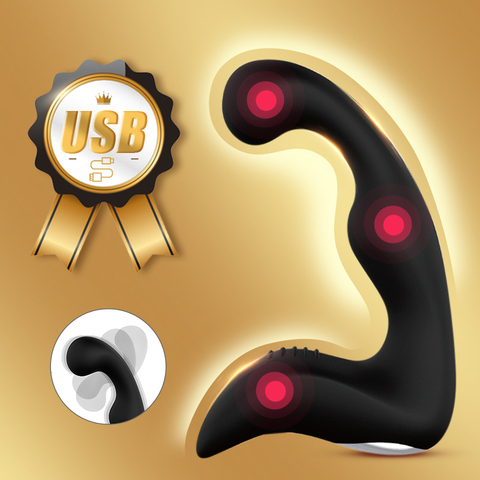 Vibrating Prostate Massager Men Anal Plug Anal Vibrator Powerful Prostate Stimulator Butt plug Sex Toys for Adults Women ► Photo 1/6