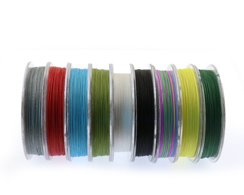 Super fishing line pe 100M 4x fishing braid strong braided line for sale  best fishing cord on sale fishing thread rope 6-100LBS ► Photo 1/6