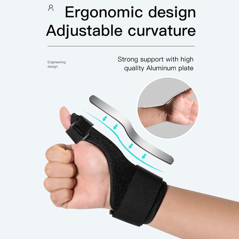 Sports Wrist Thumbs Hand Support Adjustable Compression Finger Holder Brace Hands Splint Support Brace ► Photo 1/1