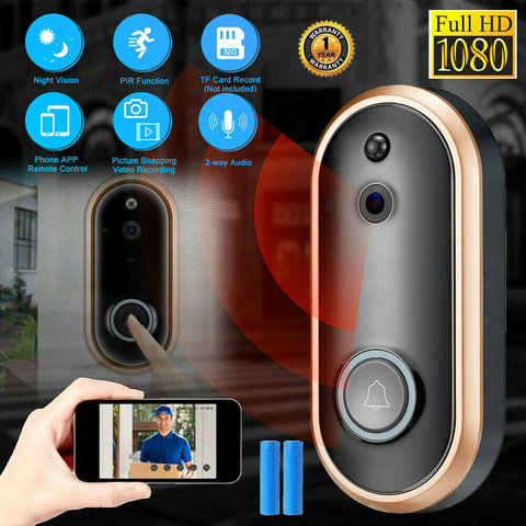 1080P HD Wireless Doorbell Audio Intercom Camera Wifi Remote Monitoring For Apartments IR Alarm Security Doorbell With Camera ► Photo 1/6