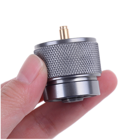 New 1LB Camping Gas Stove Adapter Gas Tank Adapter Coleman Gas Tank Convert Cylinder LPG Canister Adapter ► Photo 1/6