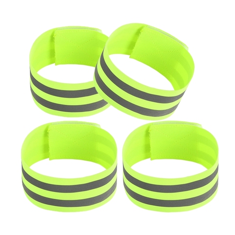 Reflective Bands Elasticated Armband Wristband Ankle Leg Straps Safety Reflector Tape Straps for Night Jogging Walking Cycling ► Photo 1/6