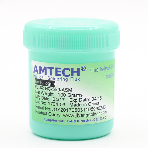 100g AMTECH NC-559-ASM Flux Paste Lead-free Solder Paste No-clean Solder Flux ► Photo 1/2