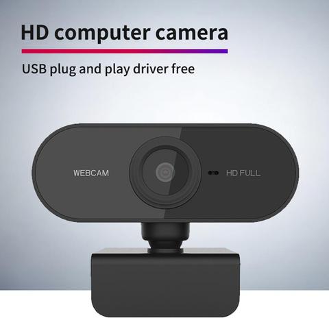 Full HD 1080P Webcam USB With Mic Mini Computer Camera,Flexible Rotatable , for Laptops, Desktop Webcam Camera Online Education ► Photo 1/6