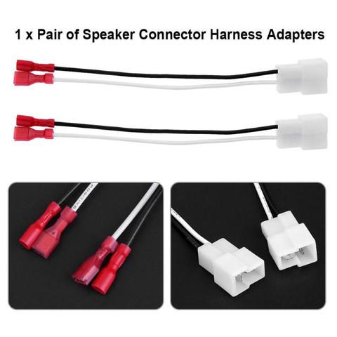 1 Pair Auto Car Speaker Connector Harness Wire Adapter 72-9300 for Audi Ford Mazda Chevrolet Isuzu Kia Mercury Nissan Suzuki ► Photo 1/6