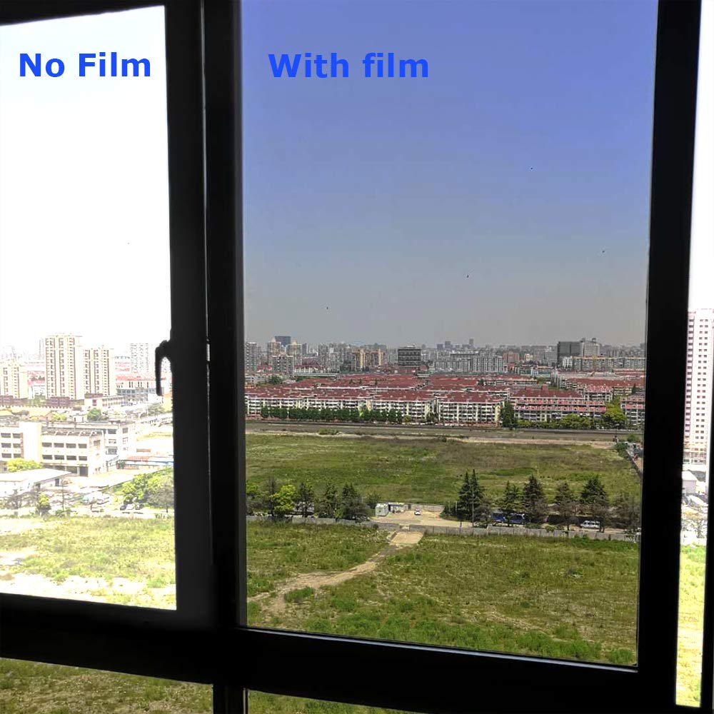 60" x 50 inches  Window Film  Mirror 90% Heat Reduccion  Intersolar®  5% Dark us 