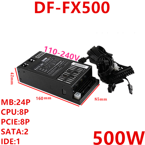 New PSU For Dark Forest FLEX Small 1U Fully Modular 80plus Silver/Bronze 500W Power Supply DF-FX500 ► Photo 1/6