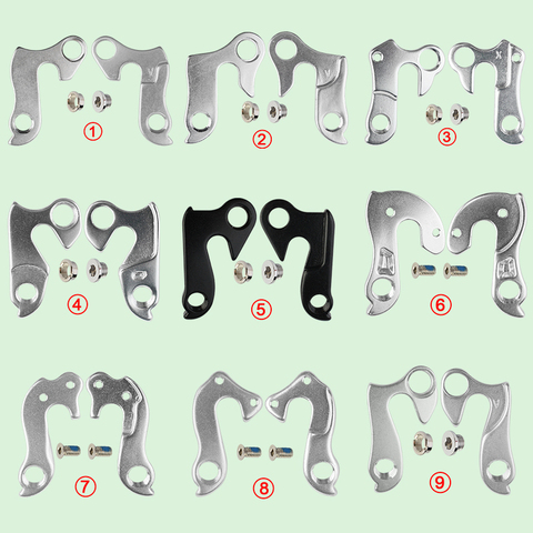 Universal Number 1-21 Bike Alloy Rear Derailleur Hanger MTB Road Bicycle Racing Cycling Mountain Frame Gear Tail Hook Parts ► Photo 1/6