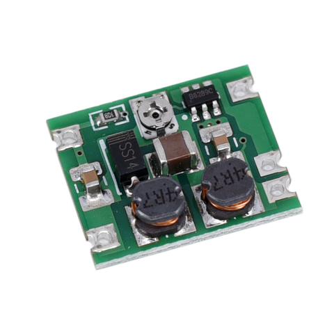 5pcs Miniature Adjustable automatic buck-boost module DC3-15V to1-15V  1.5V 3.3V 5V 6V 9V max 5W Voltage regulator chip ► Photo 1/5