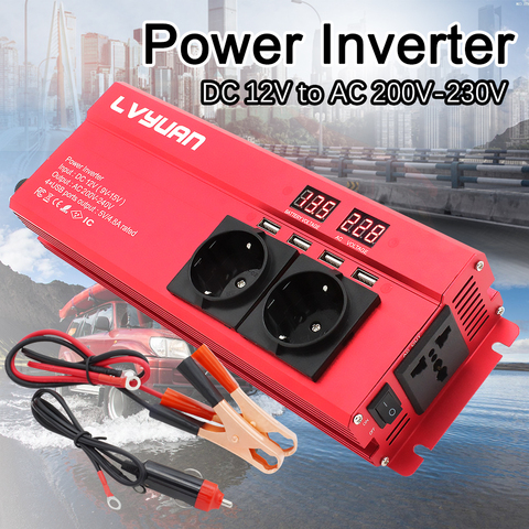 Car Power Inverter Converter 200W Inversor 12 v 220 v Voltage