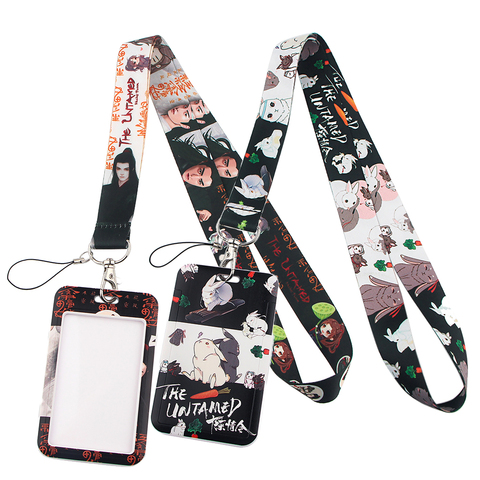 DZ1608 The Untamed mo dao zu shi bunny Lanyard Credit ID Badge Holder Key Rings Bag Student Travel Bank Bus Card Cover Keychain ► Photo 1/6