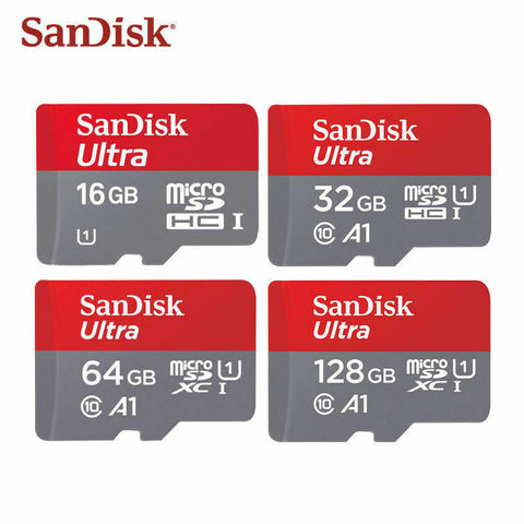 Sandisk Ultra Micro SD Micro SD Card SD/TF Flash Card 128GB 32GB 64GB 256GB 16GB Memory Card 32 64 128 GB MicroSD for Phones ► Photo 1/6