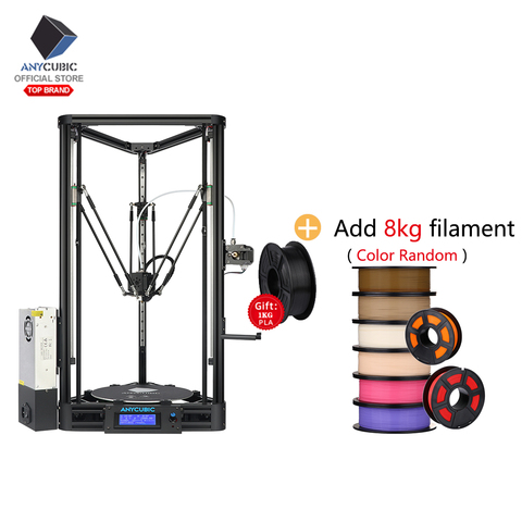 ANYCUBIC Kossel 3D Printer Impresora 3D Auto-level Platform Pulley Linear Guide Plus Desktop Diy Kit High Quality ► Photo 1/1