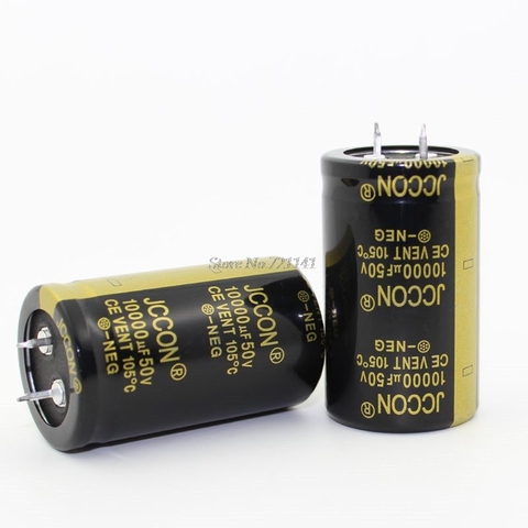 50V 10000uF 30X50mm 30X50 Aluminum Electrolytic Capacitor High Frequency Low impedance Through Hole Capacitor 30*50mm  Dropship ► Photo 1/6