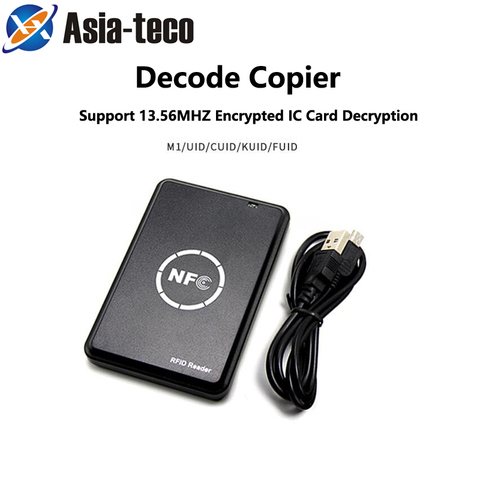 USB UID 13.56Mhz M1 Card Reader Writer rfid Copier Duplicator NFC RFID Smart Card Reader Writer Encrypted Programmer ► Photo 1/6