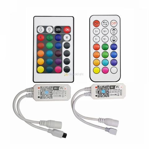 Magic Home Bluetooth WiFi LED Controller IR RF 5V 12V 24V for WS2811 WS2812B SK6812 Single Color RGB RGBW RGBCCT LED Strip ► Photo 1/6