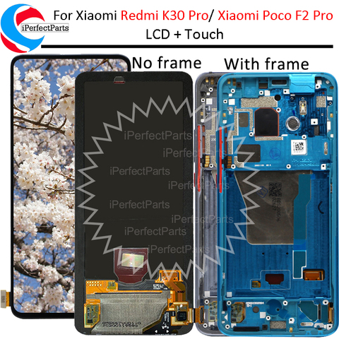 6.67'' Super AMOLED For Xiaomi Poco F2 Pro LCD Display Touch Screen Digitizer Replacements Parts For Xiaomi redmi k30 pro LCD ► Photo 1/6