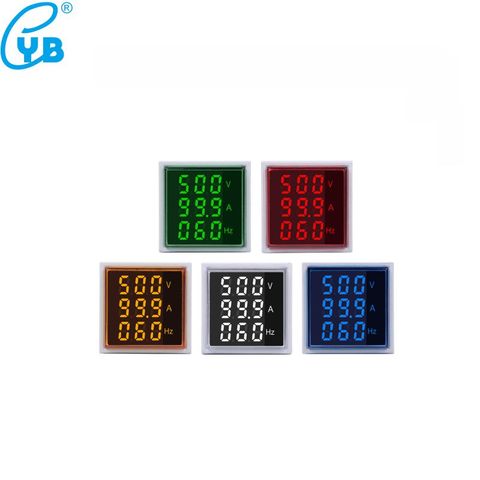 AD16S-22VAF LED Digital Square Voltmeter Ammeter Frequency Meter Voltage Current Hz Volt Amp Herz Meter Voltage Amperemeter ► Photo 1/1