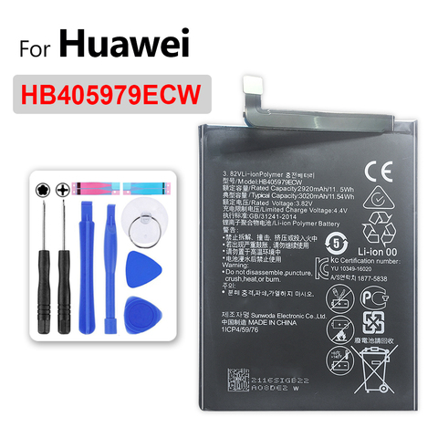 HB405979ECW Battery For Huawei Nova Honor 6A 7A 7A pro 7S 8A DUA-L22 DUA L22  DUA-LX2 Nova Smart DIG-L01 DIG-L21 DIG-L21HN+Tools ► Photo 1/6