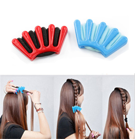 Hair Braider Braid Stylist Sponge Plait Hair Twist Styling Braiding Tool Sponge Hair Braider Twist Styling Braid Tool Holdr Clip ► Photo 1/6