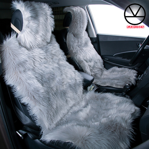 Faux Fur Car Seat Covers Winter Universal Car Seat Cushion Car